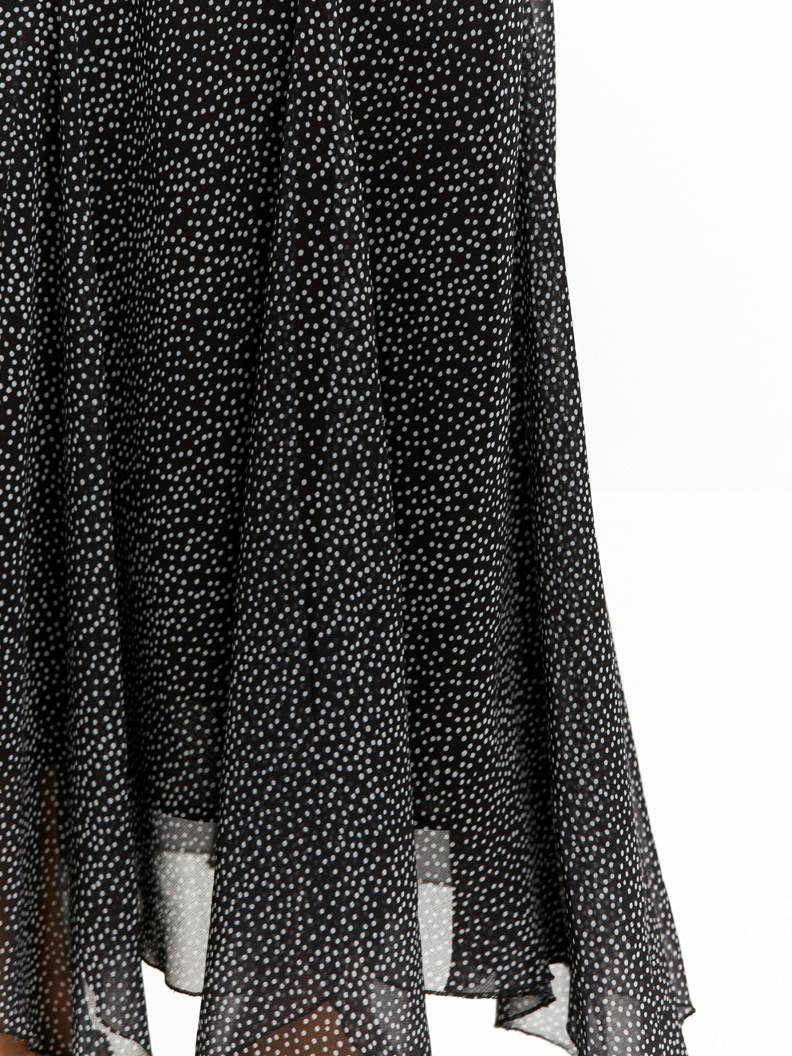 Платье приталенное с принтом